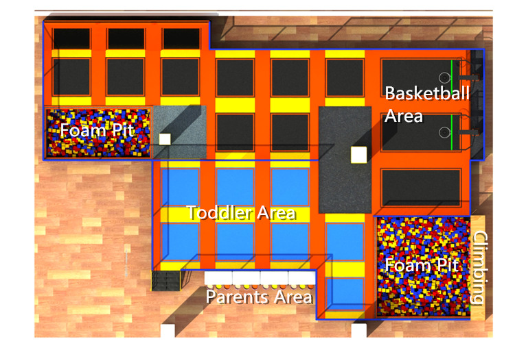 Liben Trampoline Layout