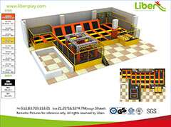 High Quality Large Liben Professional Indoor Trampoline Park In Turkey