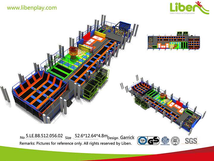 Liben Trampoline Park And Indoor Playground In WuHan
