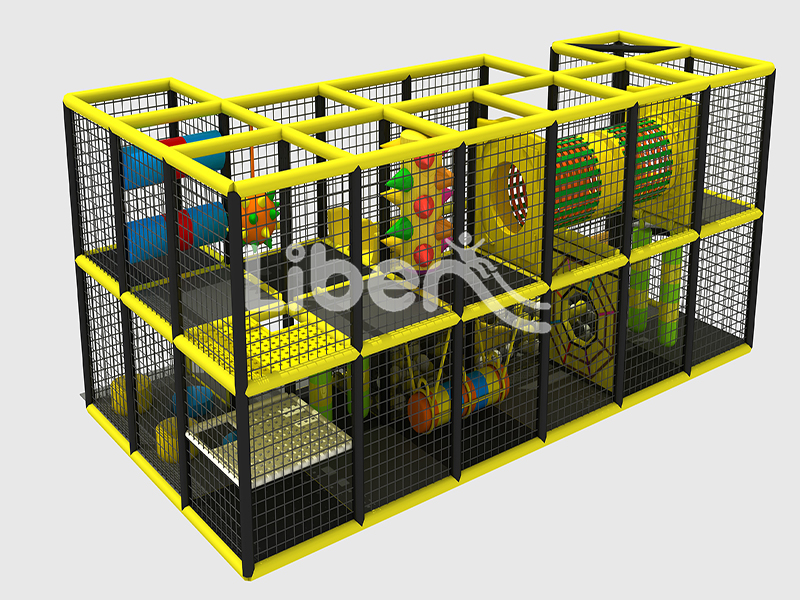Yellow Safety Kids Indoor Play Center For Sale