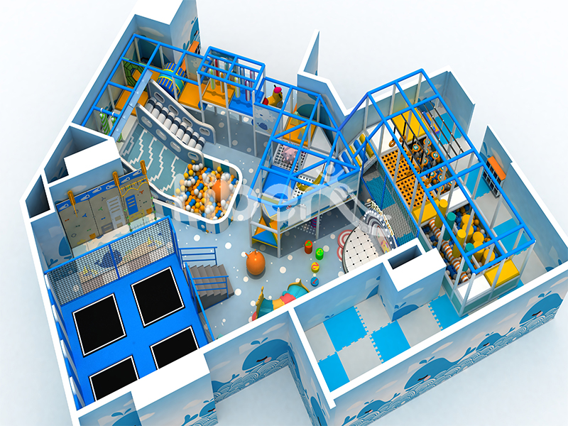 Ocean Style Multifunctional Children's Indoor Play Center
