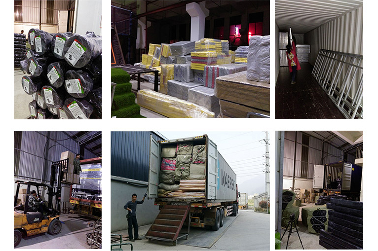 Package and shipping of indoor playground
