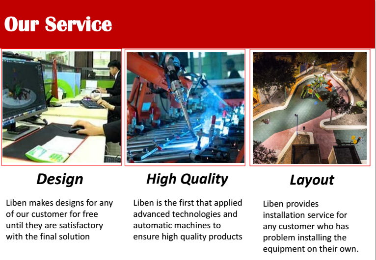 Liben service of indoor playground equipment 