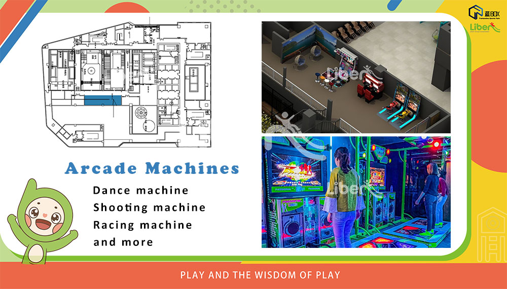 arcade machines zone indoor trampoline park turnkey solution provider