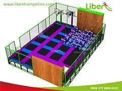 Kids Trampoline Court In Shopping Mall