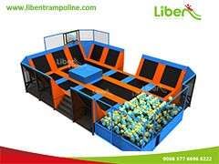 Kids Indoor Trampoline Park For Shopping Mall