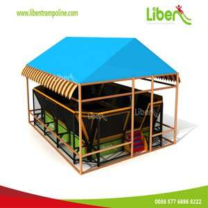 Trampoline with tent