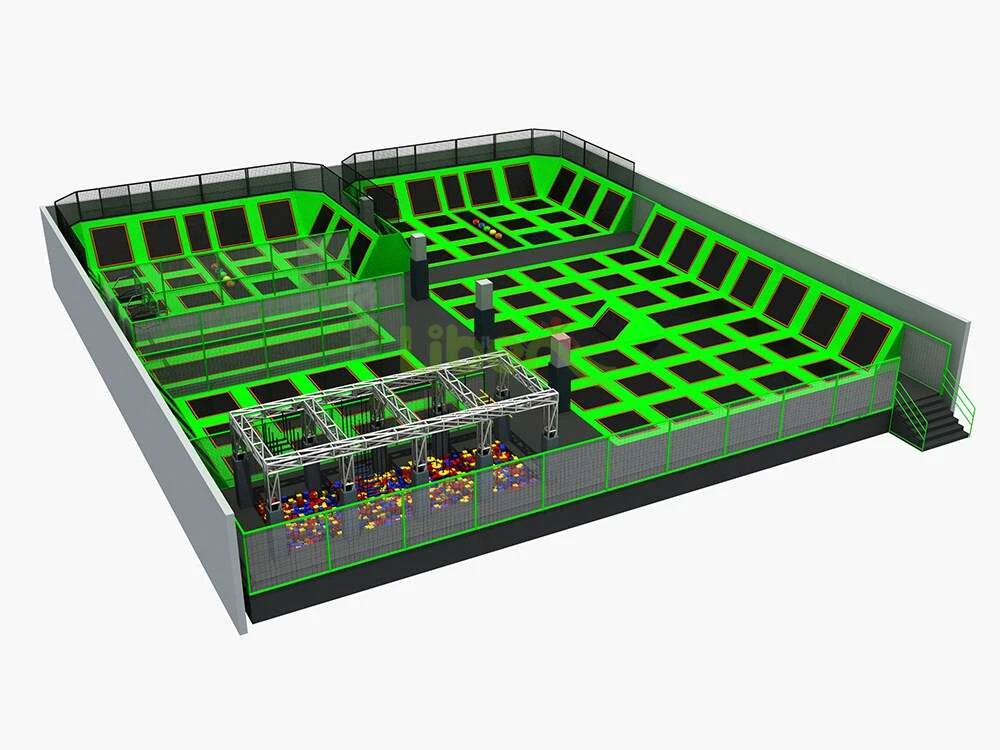Liben High Quality  Professional Indoor Trampoline Park With Many Games