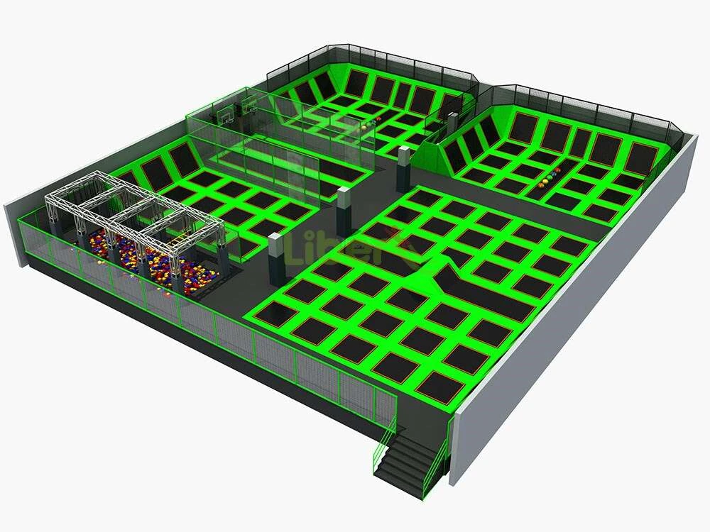 Liben High Quality Professional Indoor Trampoline Park With Many Games