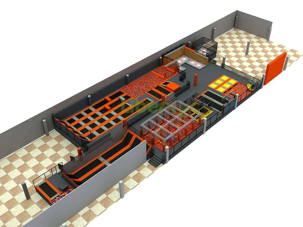 Liben High Quality Professional Large Indoor Trampoline Park In Sweden
