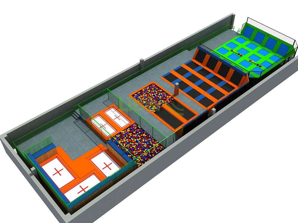 Liben High Quality Standard Professional Indoor Trampoline Park In Denmark