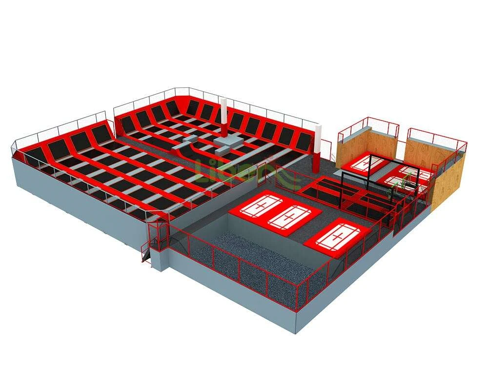 Liben High Quality Standard Professional  Indoor Trampoline Park In Finland