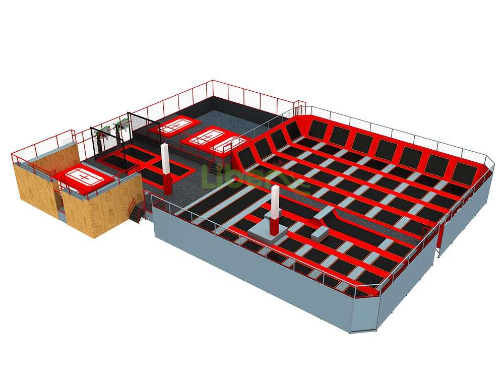 Liben High Quality Standard Professional  Indoor Trampoline Park In Finland