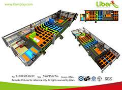 Liben Trampoline Park And Indoor Playground In QingDao