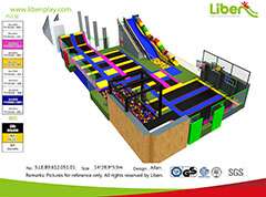 Liben New Design Commercial Iiben Professional Indoor Trampoline Park In WenZhou