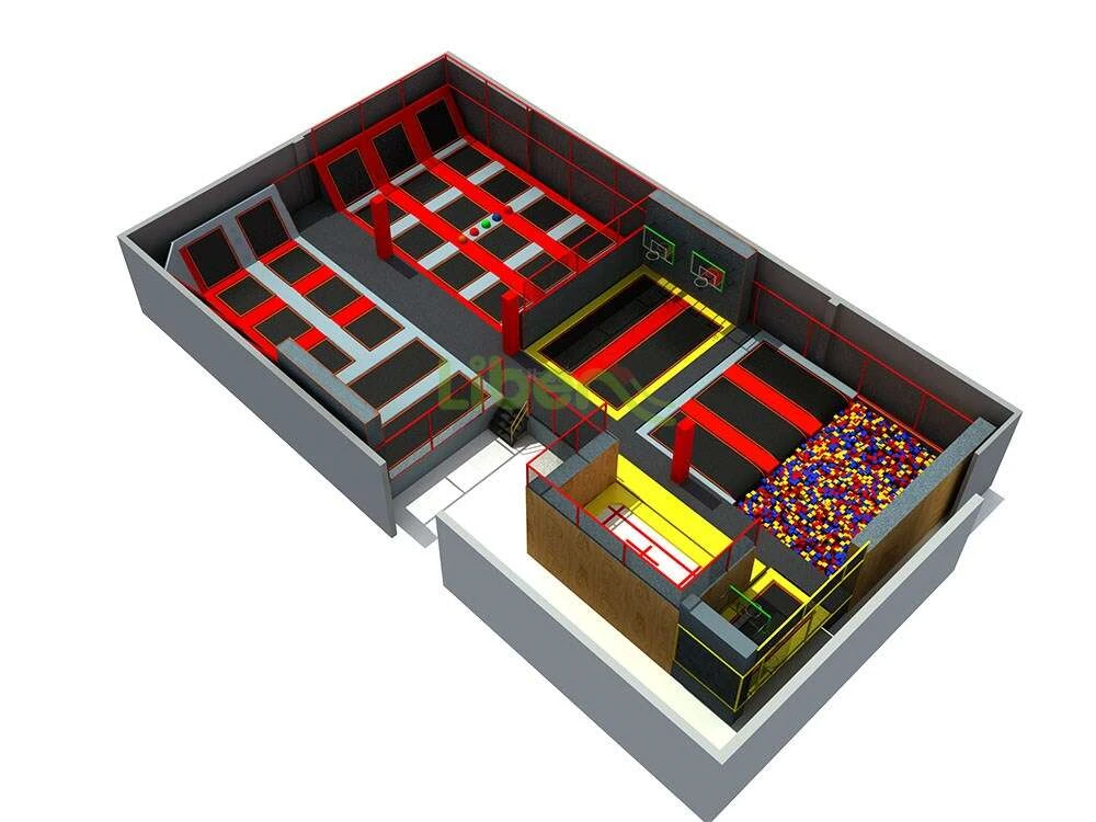 Liben High Quality Large Professional Indoor Trampoline Park In JiangYin
