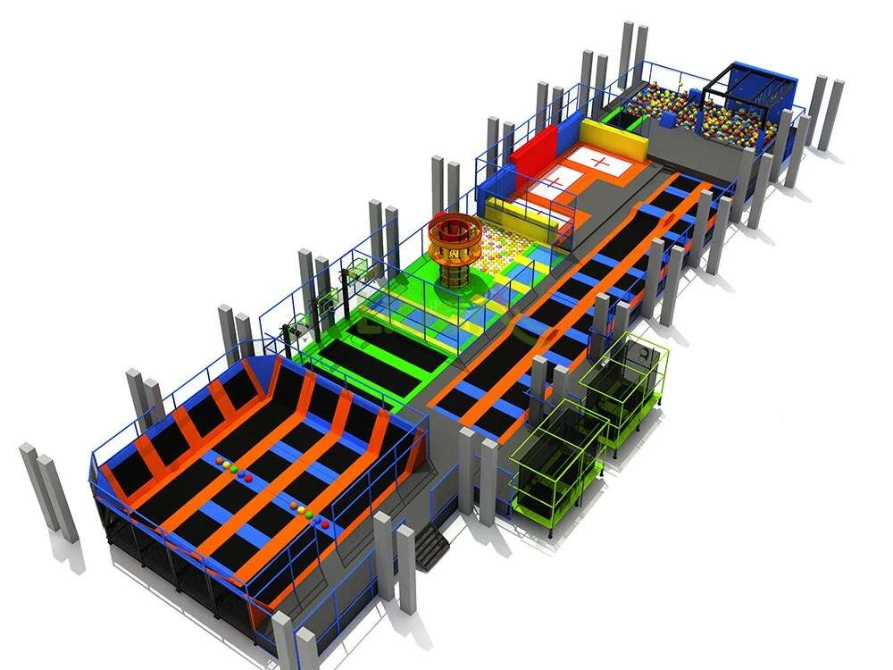 Liben Trampoline Park And Indoor Playground In WuHan