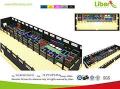 New Design Commercial Professional Indoor Trampoline Park 