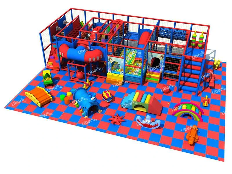 Kids Soft Play Colorful Indoor Playground  Liben