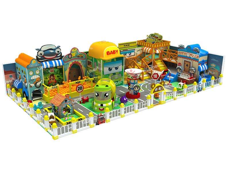 Indoor Traffic Theme Baby Soft Play Supplier Liben