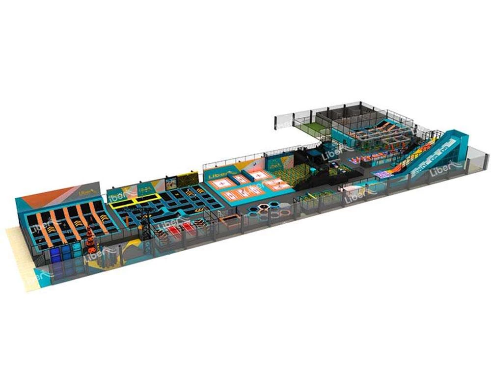 Indoor Amusement Area High Quality Trampoline Place