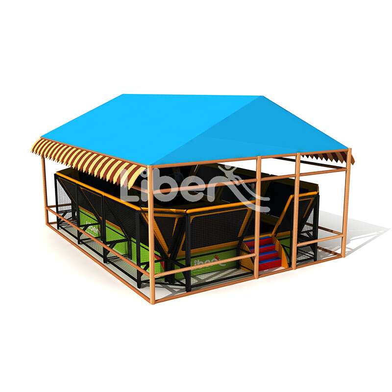 Trampoline with tent