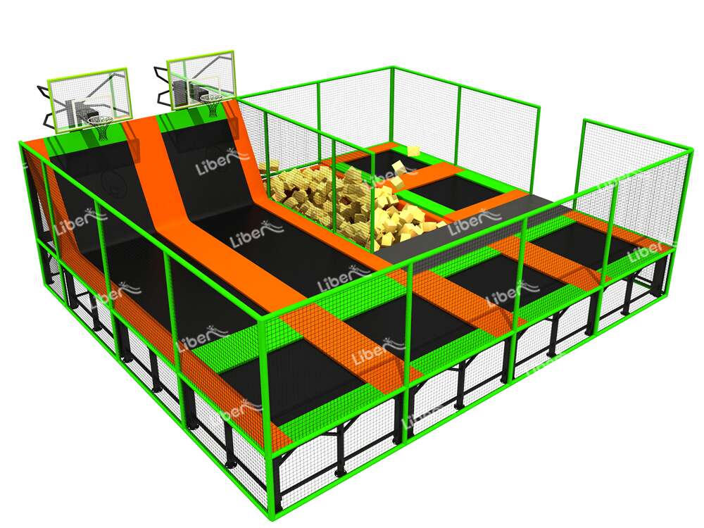 Customized Kids Trampoline Jumping Center Builder