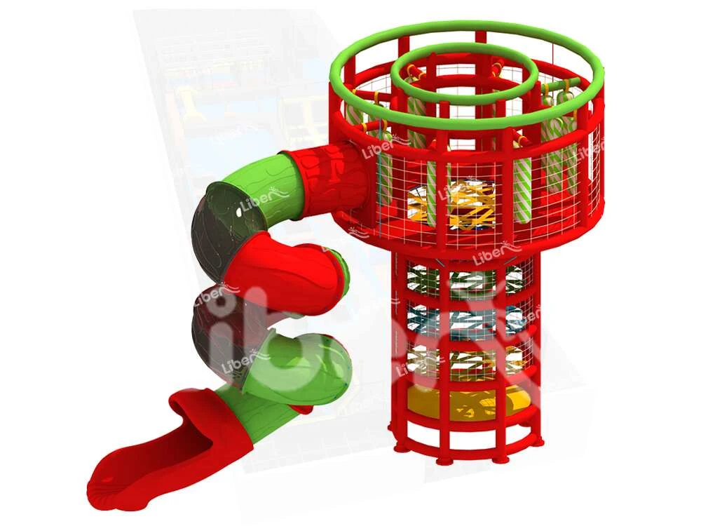 TUV Approved Spider Tower for Kids Climbing