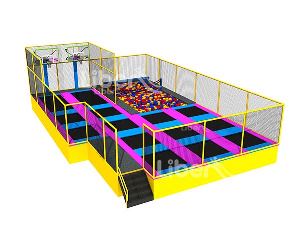  Hot Selling Small Rectangular Kids Foam Pit Trampoline Seller 