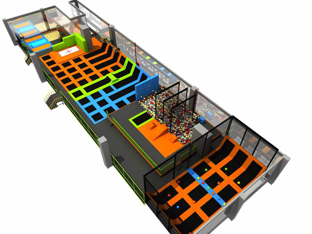 Children's Playland Indoor Trampoline Playground