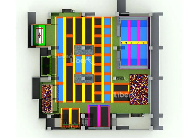 China Large Children Indoor Trampoline Park 