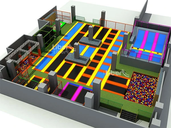 China Large Children Indoor Trampoline Park 