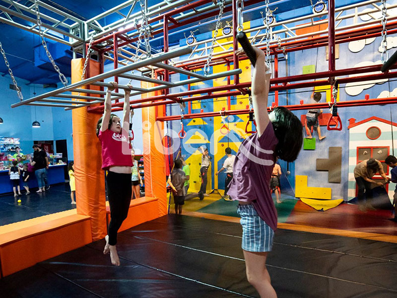 Commercial Popular Indoor Children Obstacle Course Gym Ninja Warrior Course For Sale