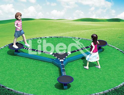 Liben Garden Fun Play Plastic Balance Beam