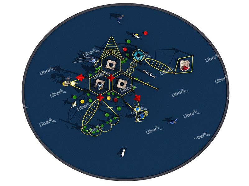 Fitness Cluster Series Outdoor Playground Gym