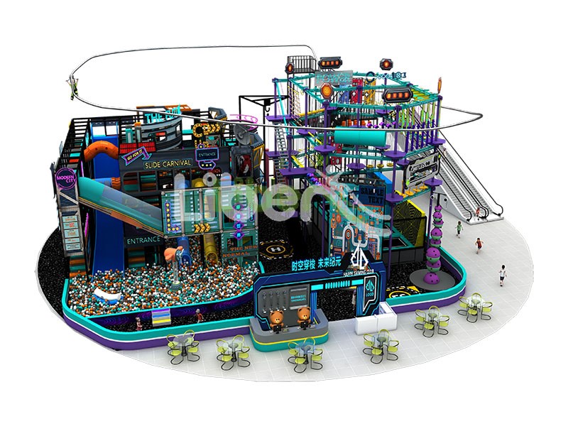 Futuristic Style Indoor Children's Amusement Park