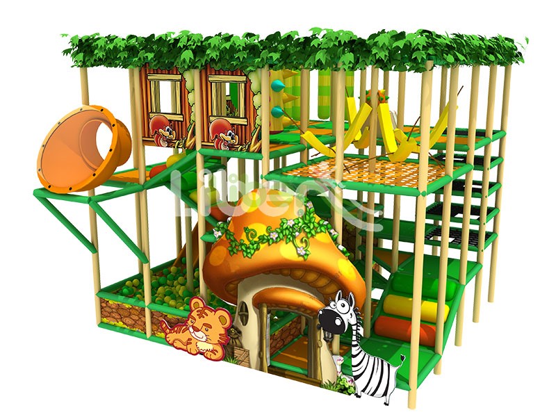 Mushroom Indoor Playground for Kids with Ball Pool