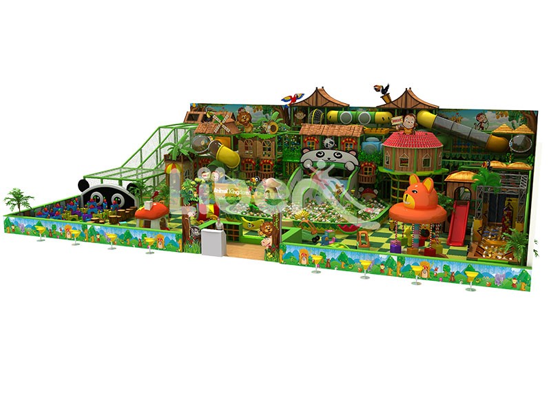 Large Funny Forest Style Indoor  Play Center for Kids