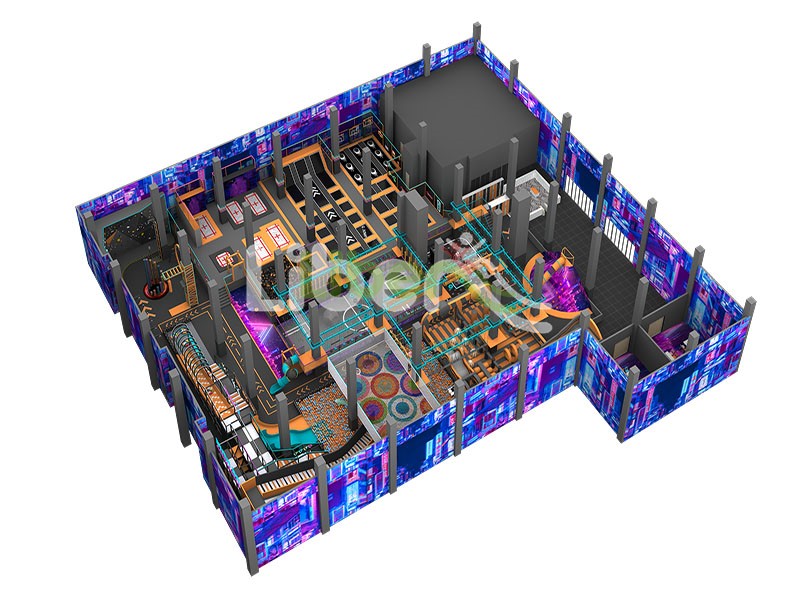 Modern World Large Indoor Trampoline Park