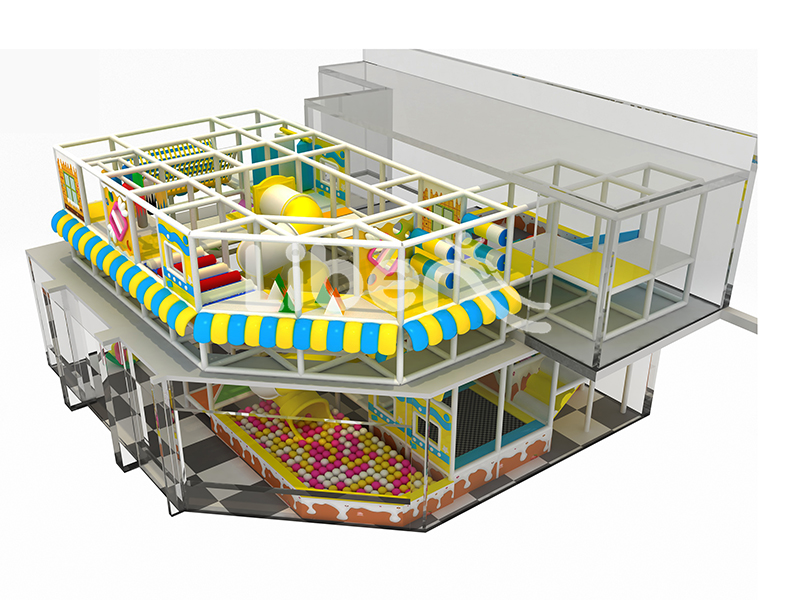 Double Decker Indoor Play Center For Children