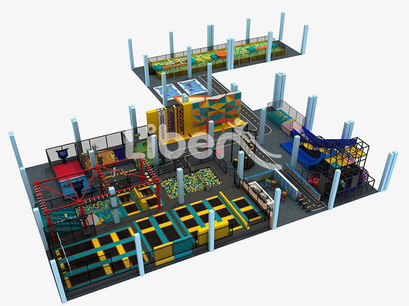 Large Indoor Amusement Center with Various Games