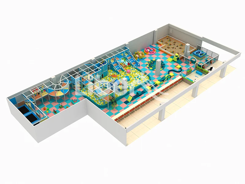 Creative children's indoor play center ball pool and sand pool