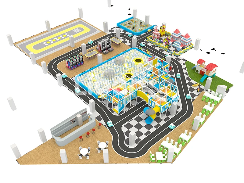 Multi-Theme Indoor Play Center Playful Haven for Children