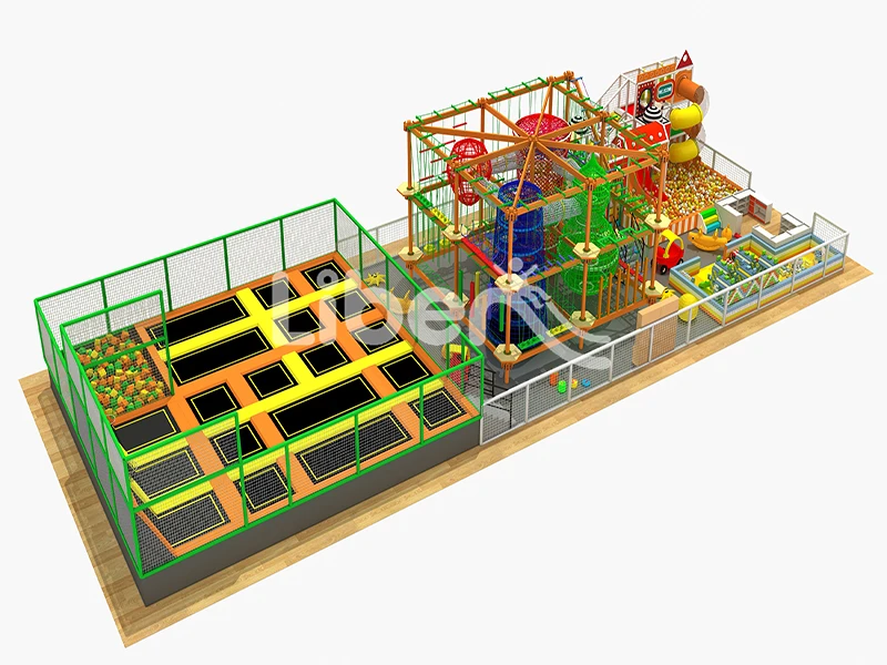 Fun And Colorful Indoor Play Center For Kids