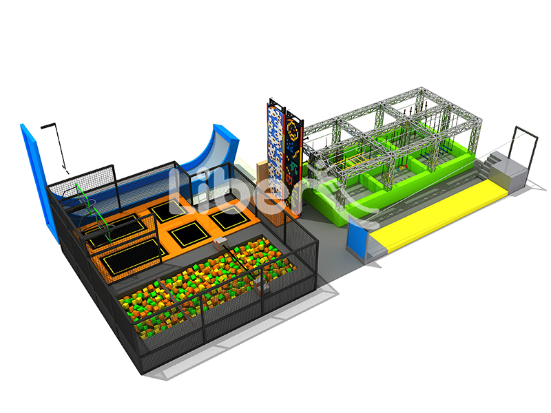 Professional Indoor Trampoline Park Exercise Center For Sale