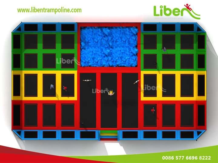 Low Price Of Indoor Trampoline Park With Good Quality