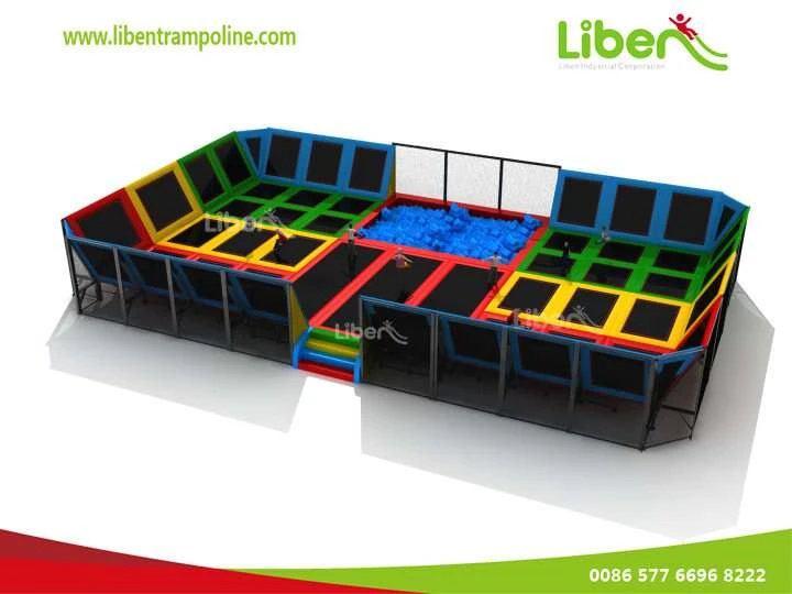 Low Price Of Indoor Trampoline Park With Good Quality