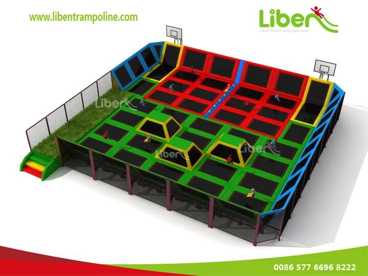 Skyzone Customized Gymnastic Professional Factory Indoor Fitness Trampoline
