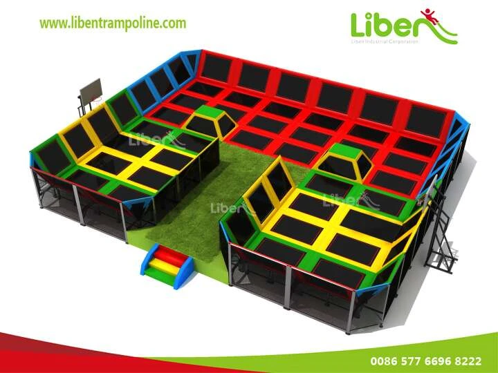 China Made Professional Commercial Indoor Trampoline Area