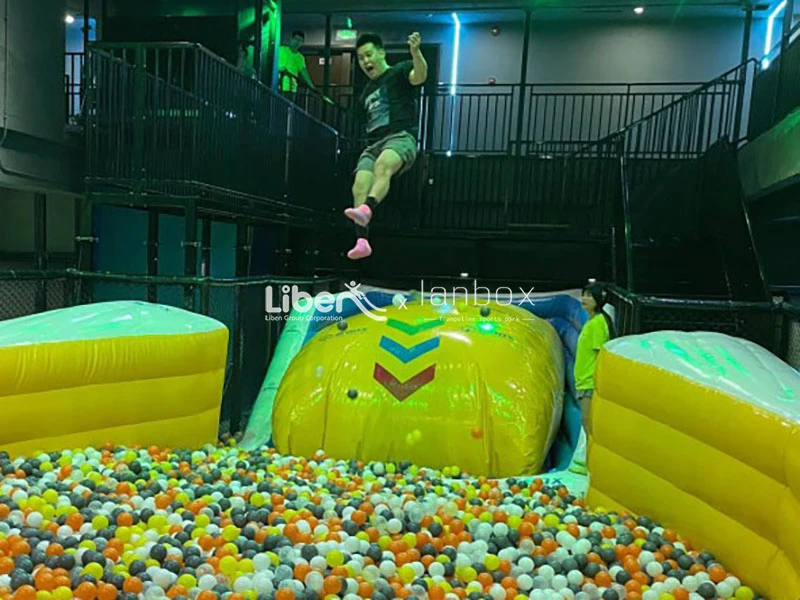 trampoline sports park airbag game